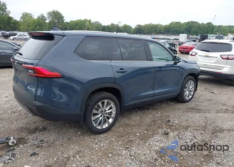 2024 Toyota Grand Highlander Platinum from USA, damaged, VIN 5TDAAAB52RS034239